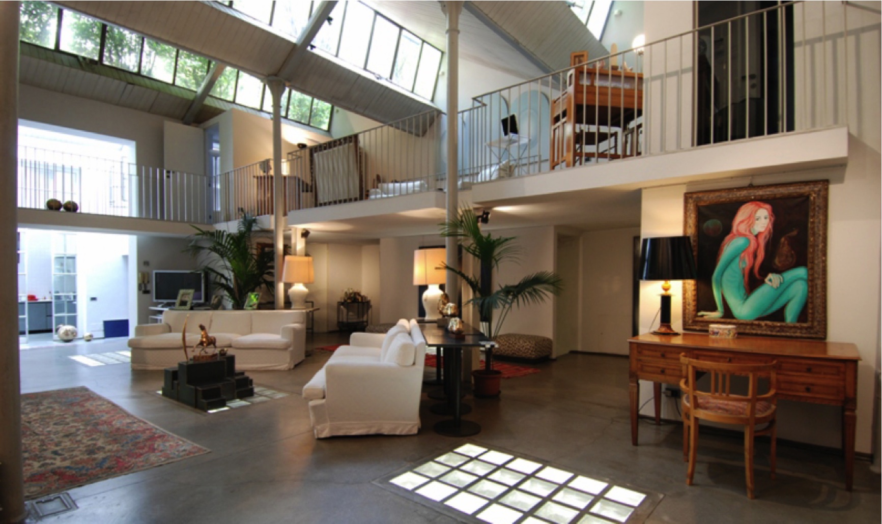 Paris apartment loft: rustic living environment three level ...