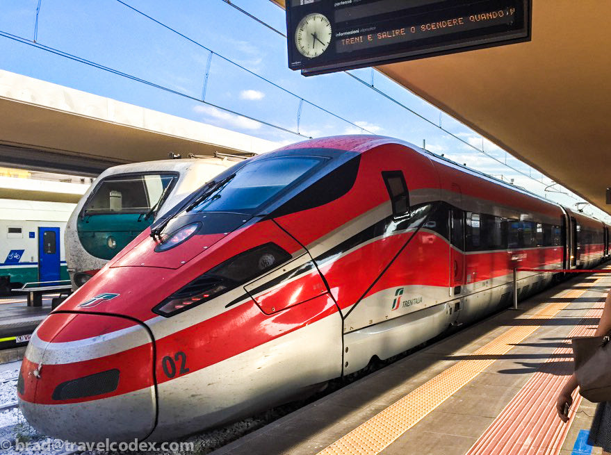 Highspeed train Italy  Frecciarossa
