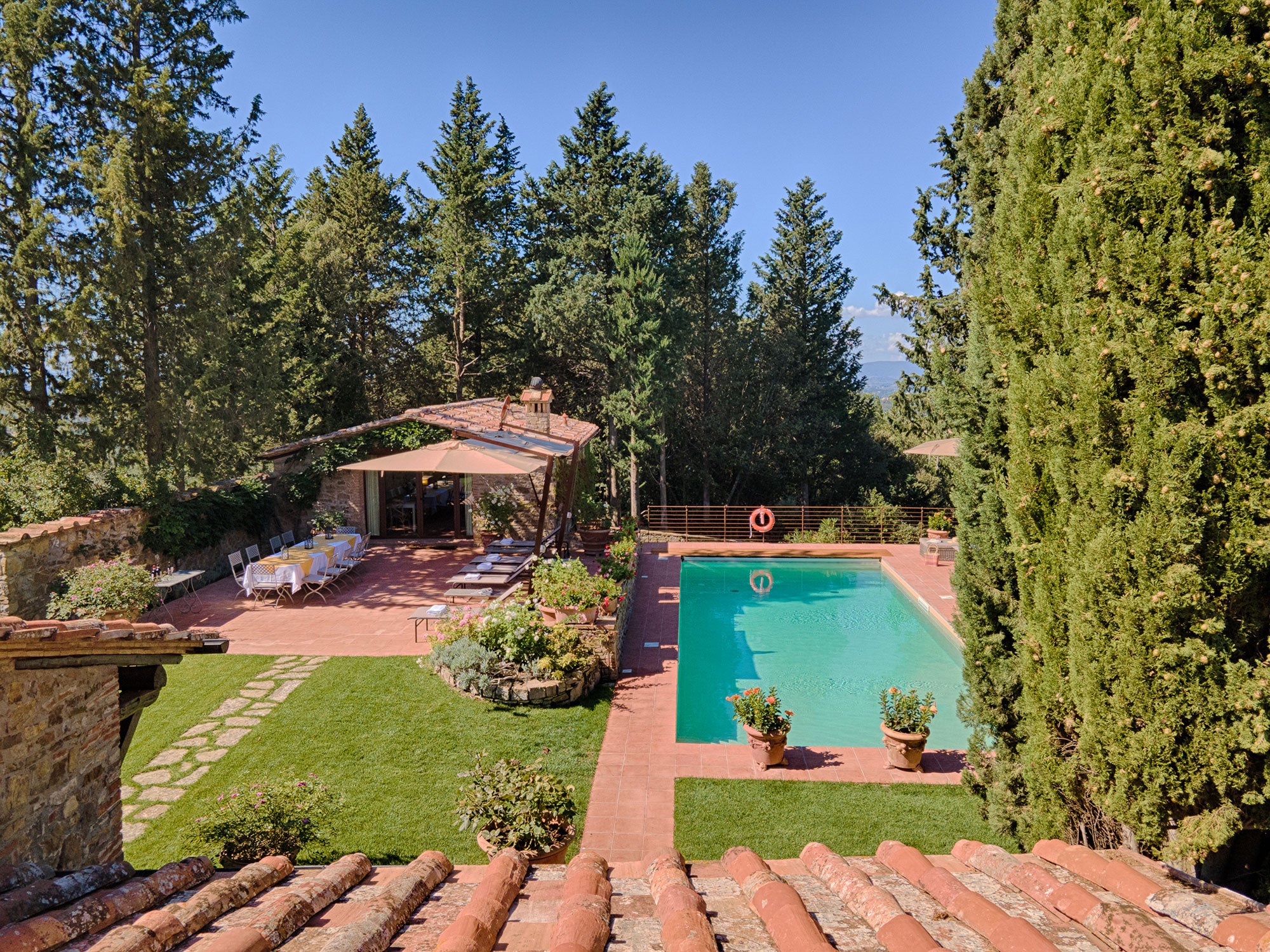 CentoQuarantaSette - Chianti villa - sleeps up to 12 - a/c