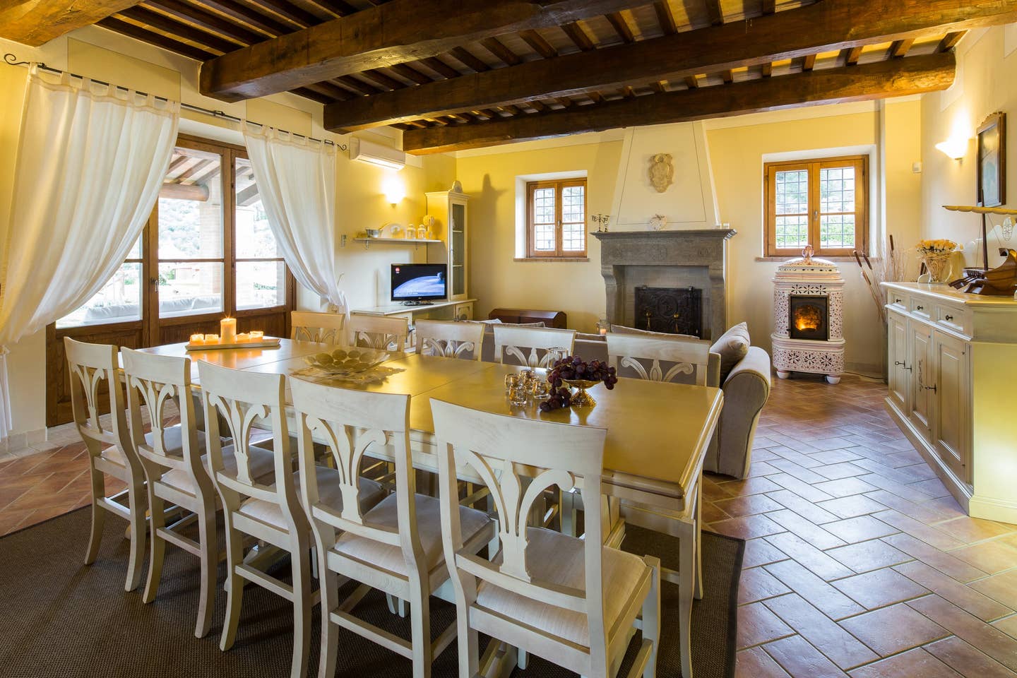 Cortona - Tramonti - Villa with  5 bedrooms 6 bathrooms sleeps up to 10