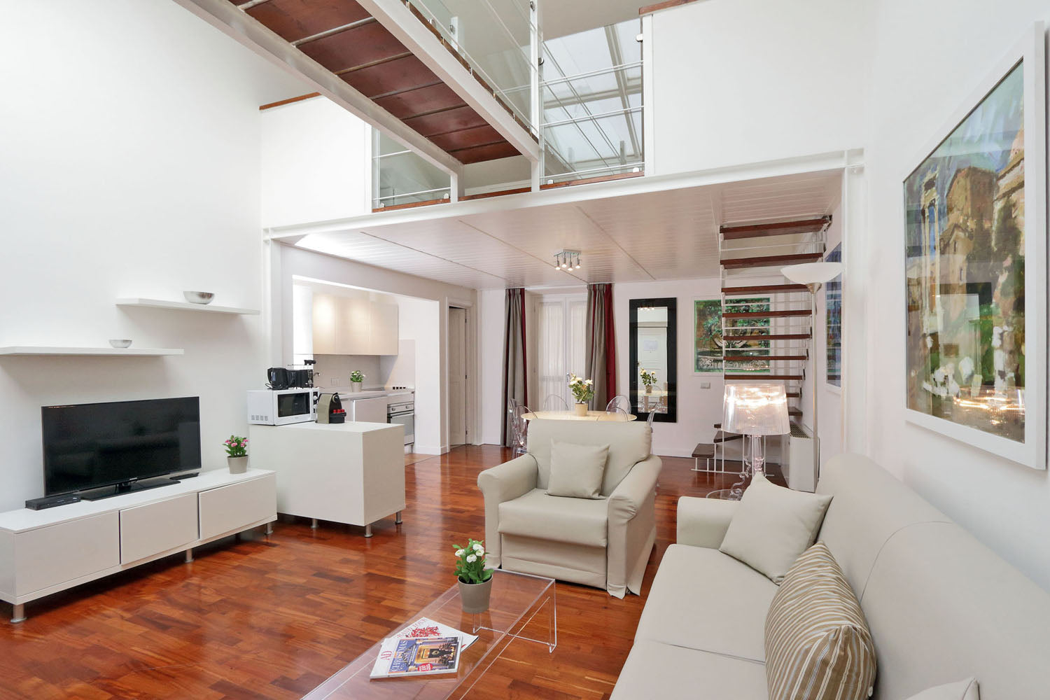 Margutta Terrace -  one bedroom with Terrace - Rome apartment sleeps up to 4